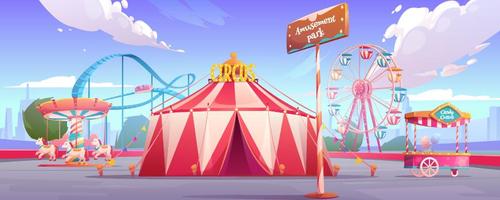 Circus tent vector