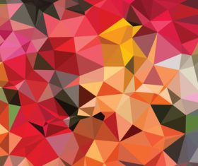 Color abstract diamond block background vector