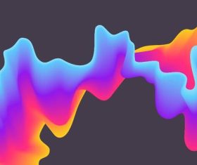 Color liquid abstract background vector