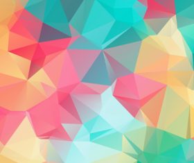Colorful gradient background diamond abstract vector