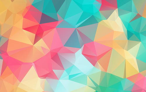 Colorful gradient background diamond abstract vector
