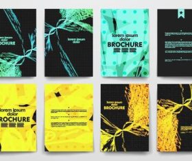 Cover abstract design vector brochure