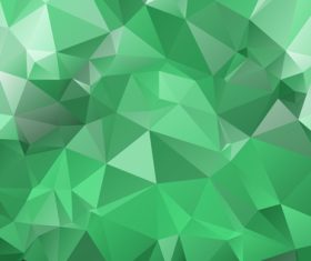 Emerald abstract geometric background vector