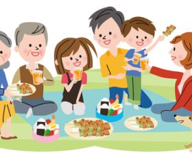 Family party vector
