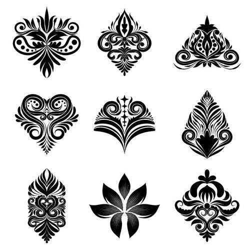 Flower decoration pattern vector