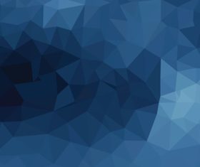 Gradient blue abstract diamond block background vector