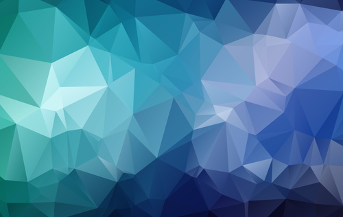 Gradient blue background diamond abstract vector