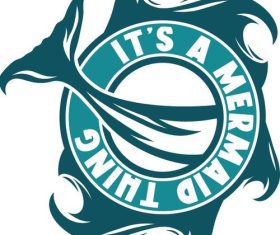 It's a mermaid thing vector