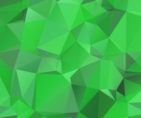 Jade green geometric abstract background vector