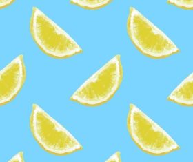 Lemon seamless background vector