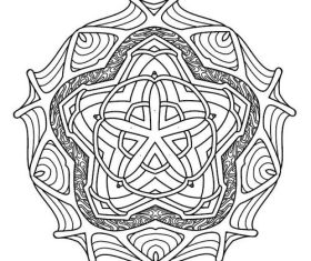 Mandala abstract pattern vector