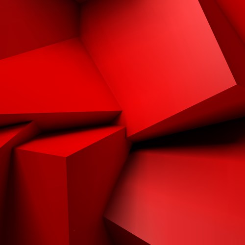 Red square background vector