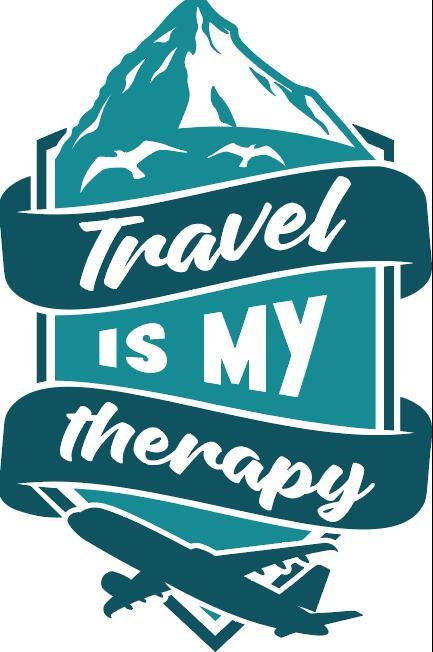 Travel is my therapy vector