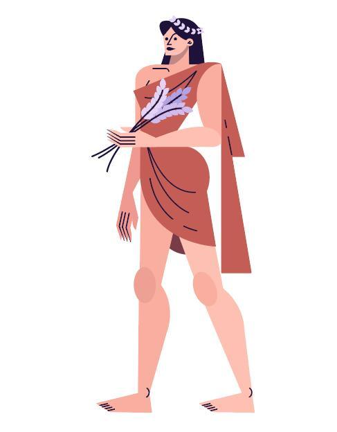 Ancient women vector