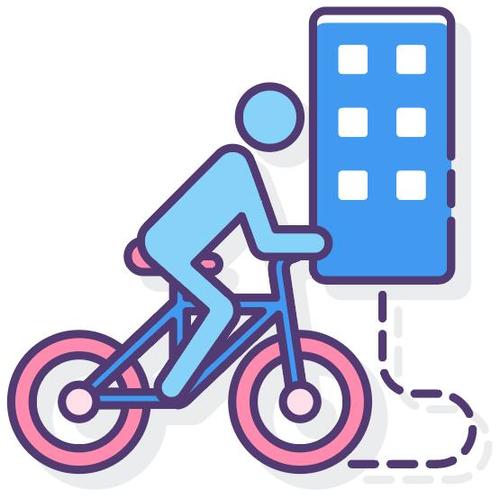 Bike city tours vector