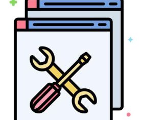 Build icons vector