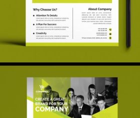 Business flyer design template vector