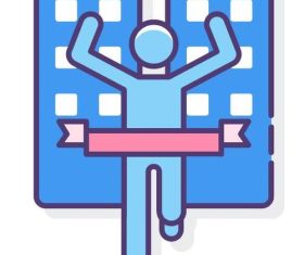 City marathon vector