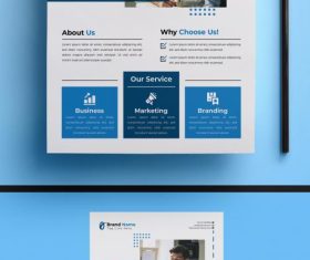 Connect people flyer vector