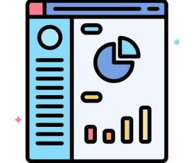 Dashboard icons vector