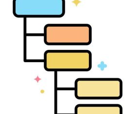 Dependencies icons vector