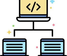 Deployment icons vector