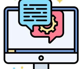 Dev environment icons vector