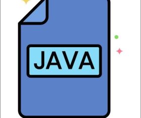 Java icons vector