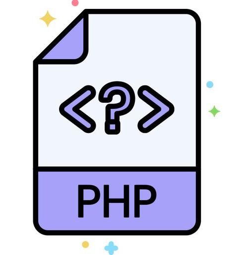 PHP code icons vector