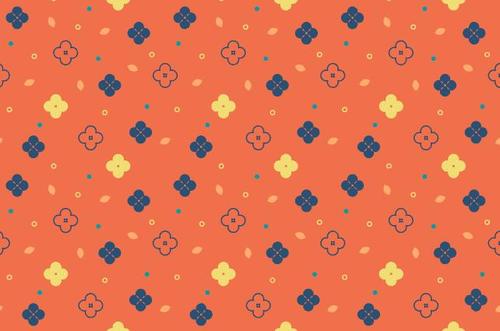 Printed pattern background vector