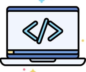 Programming icons vector