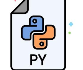 Python icons vector