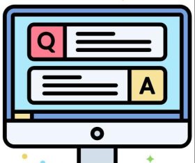 QA testing icons vector