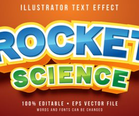 Rocket science vector
