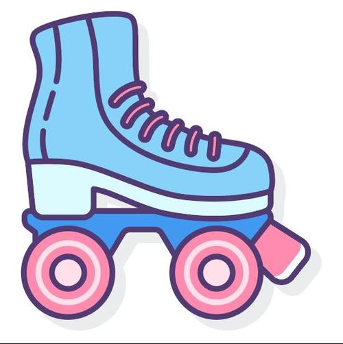 Roller skates vector