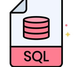 SQL icons vector