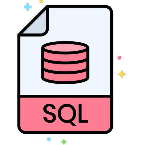 SQL icons vector