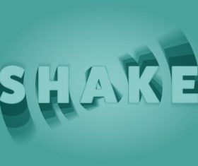 Spinning text effect vector