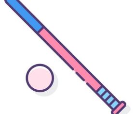 Stickball vector