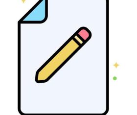 Text editor icons vector