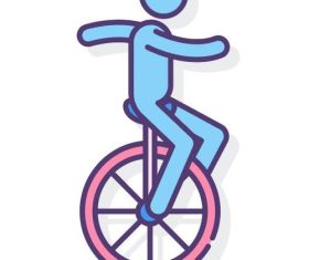 Unicycling vector