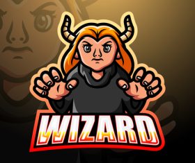 Wizard cartoon icon vector