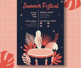 summer festival vector