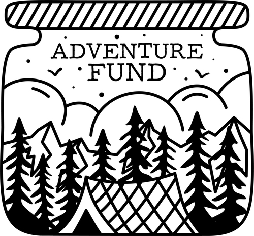 Adventure fund background vector