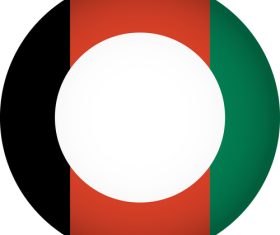 Afghanistan flags icon vector