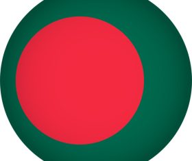 Bangladesh flags icon vector