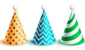 Birthday party hat vector