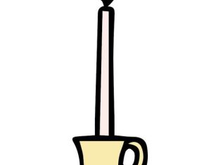 Candlestick vector