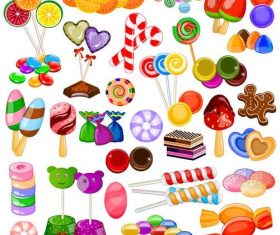 Candy collection vector