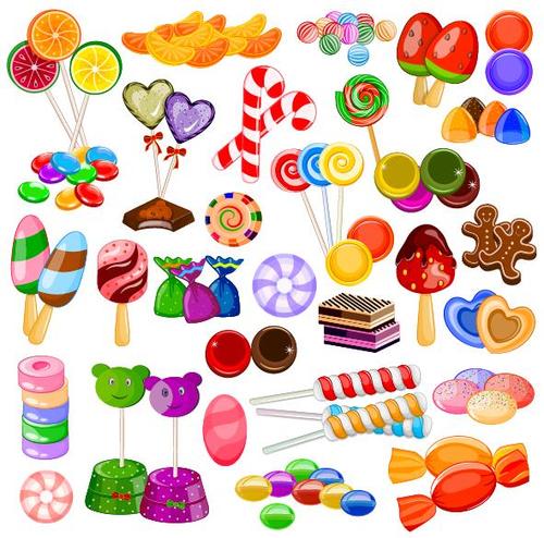 Candy collection vector